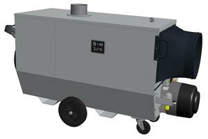 HLF-120 RM Side view, partly with optional accessories